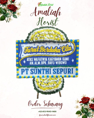 Papan Bunga Duka di Nelayan Indah